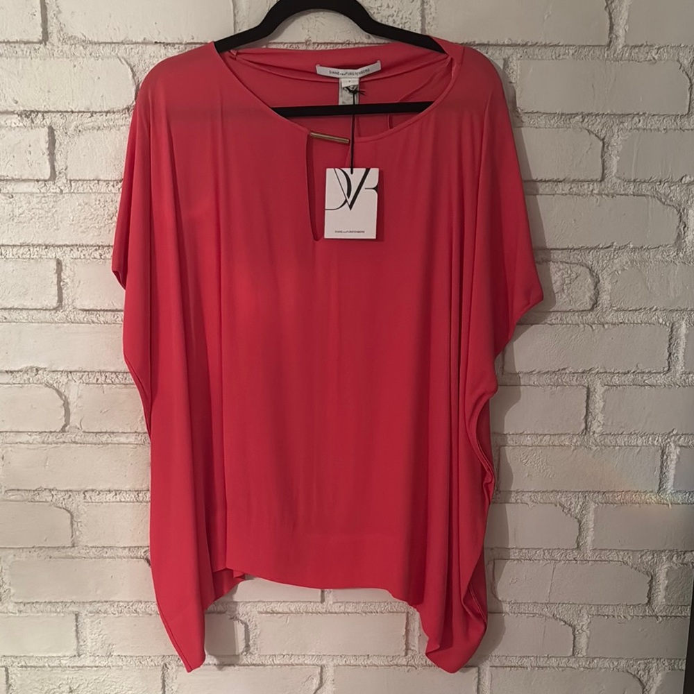 NWT! DVF Diane Von Furstenberg Bionica Top Sz P.